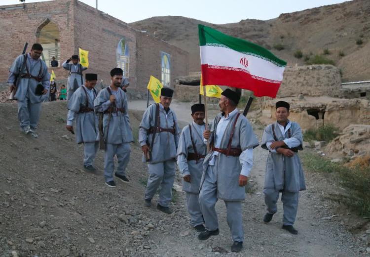 نمایش اقتدار یگان رزم عشایر در روستای بالقشلاقی شهرستان اهر