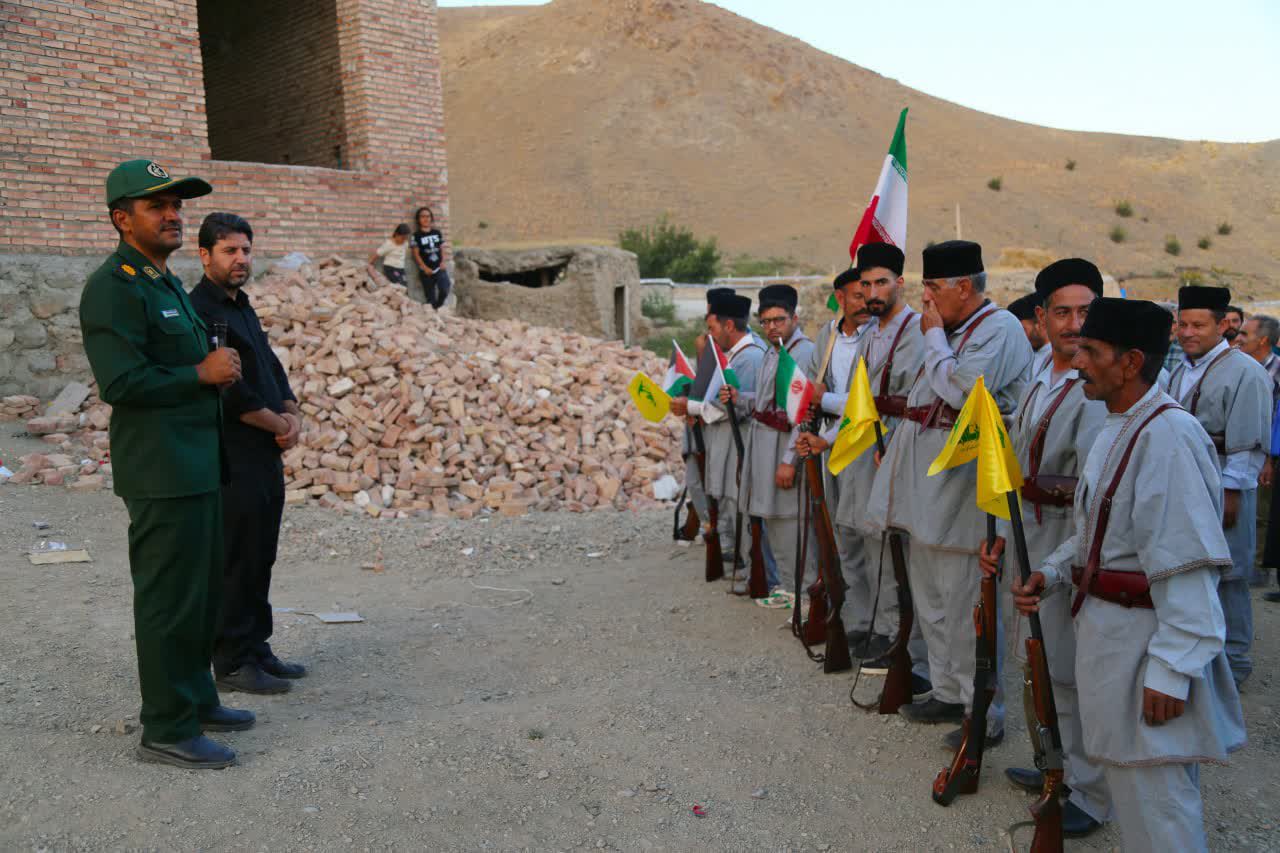 نمایش اقتدار یگان رزم عشایر در روستای بالقشلاقی شهرستان اهر