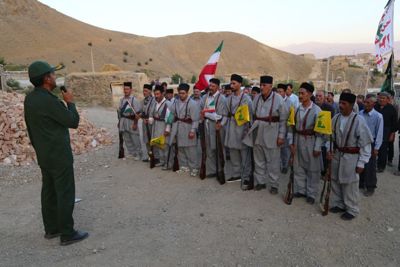 نمایش اقتدار یگان رزم عشایر در روستای بالقشلاقی شهرستان اهر