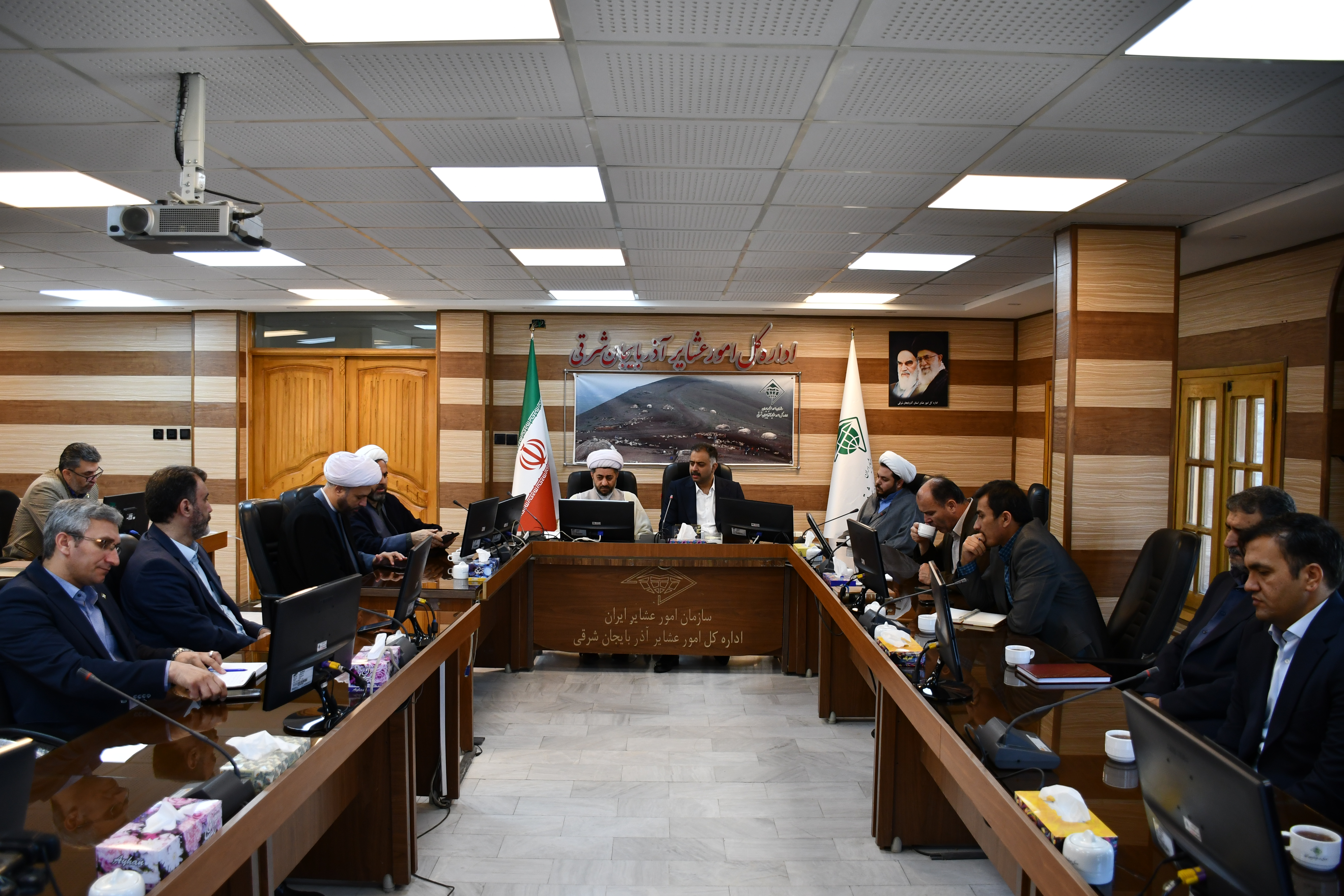 برگزاری اولین جلسه شورای اقامه نماز اداره کل امور عشایر آذربایجان شرقی در سال ۱۴۰۴