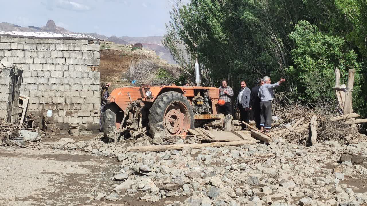 خسارت سیل به قشلاقات عشایری در آذربایجان شرقی