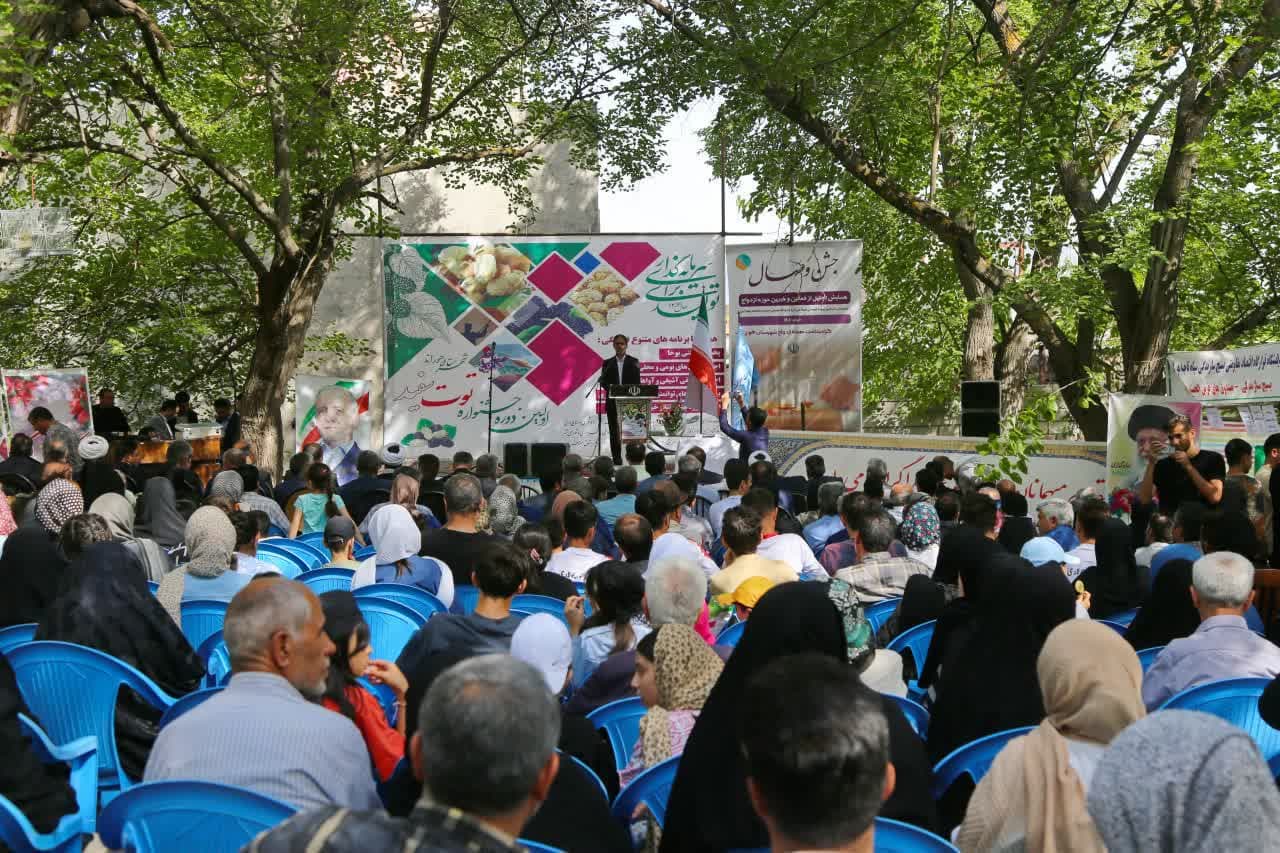 تجلی فرهنگ عشایری در نخستین جشنواره توت سفید شهرستان هوراند