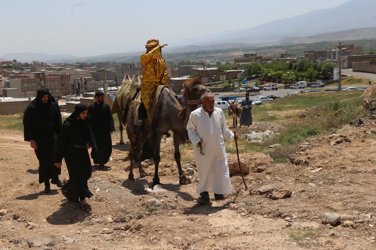 همکاری اداره امور عشایر شهرستان اهر در بازسازی واقعه تاریخی غدیر خم