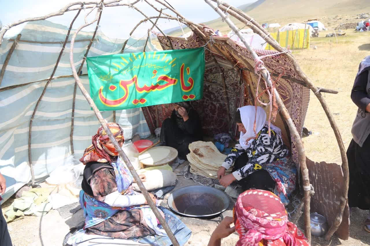 عشایر ایل قره‌داغ در سوگ حضرت اباعبدالله الحسین(ع)