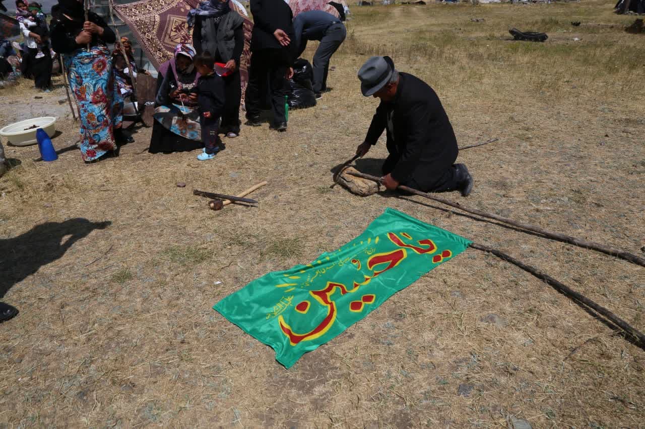 عشایر ایل قره‌داغ در سوگ حضرت اباعبدالله الحسین(ع)