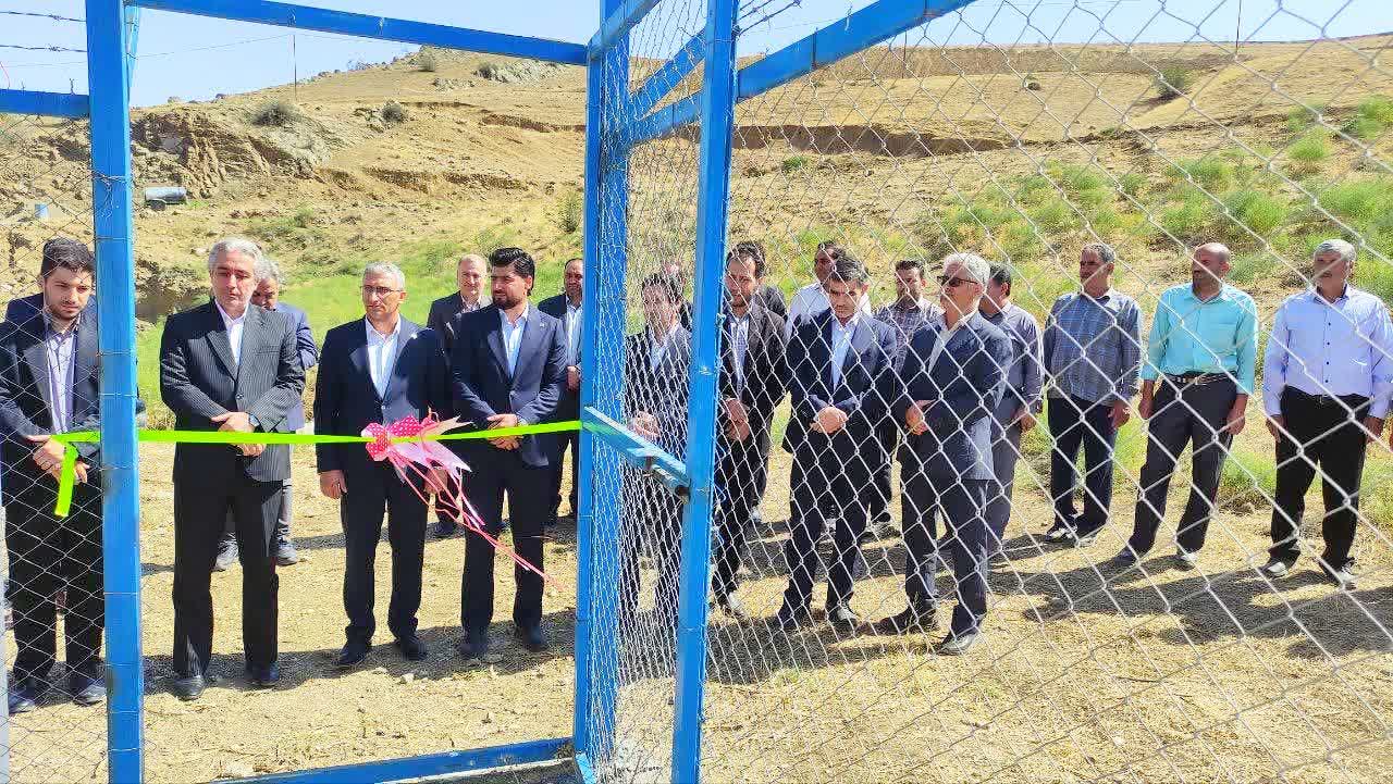 افتتاح طرح آبرسانی به قشلاق ددع‌لو و پل بتنی حیدرکانلو در خداآفرین