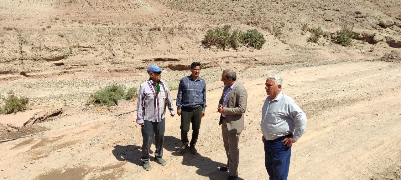 بازدید بخشدار مرکزی میانه از روستاهای حلاج سفلی و علیا