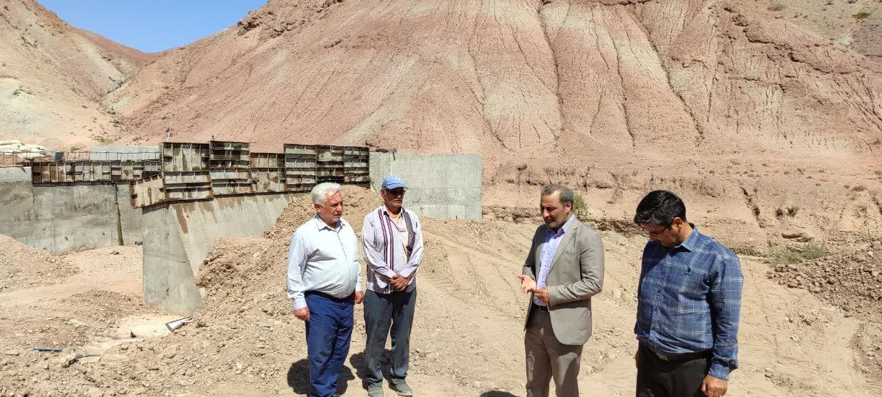 بازدید بخشدار مرکزی میانه از روستاهای حلاج سفلی و علیا
