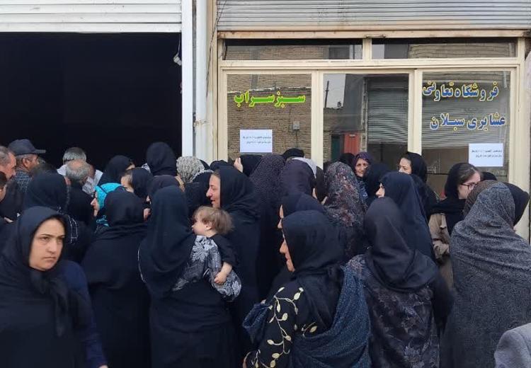 توزیع شکر و برنج تنظیم بازار در مناطق عشایری سراب  