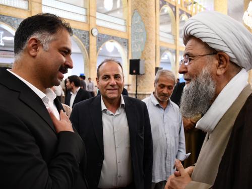 حضور سبزیچی در نماز جمعه شهرستان بناب