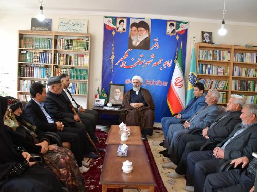 دیدار سرپرست امور عشایرآذربایجان شرقی وسران عشایر با امام جمعه شهرستان کلیبر 
