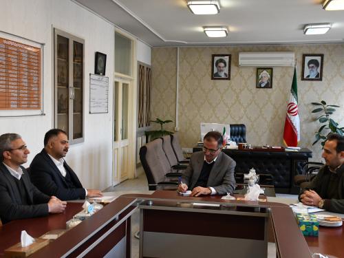 دیدار مدیرکل امور عشایر آذربایجان شرقی باسرپرست فرمانداری بناب