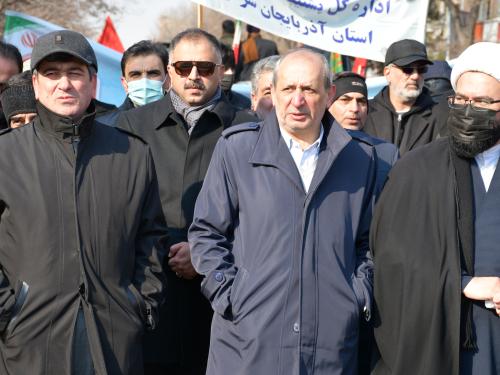 حضور مدیرکل اداره امور عشایر در راهپیمایی ۲۲ بهمن