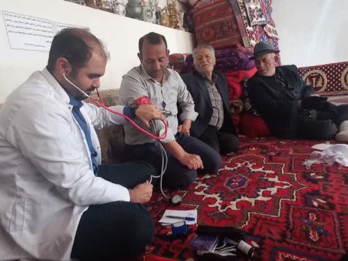ارائه خدمات پزشکی رایگان به عشایر قشلاقات آخمادها و قره‌باغلو