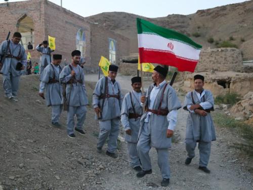 نمایش اقتدار یگان رزم عشایر در روستای بالقشلاقی شهرستان اهر
