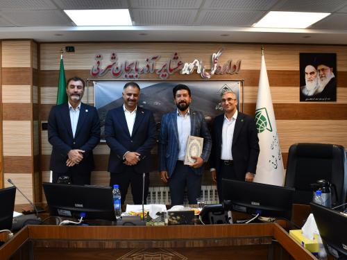 تجلیل علی سبزیچی، مدیرکل امور عشایر آذربایجان‌شرقی از خبرنگاران روابط‌عمومی به مناسبت روز خبرنگار